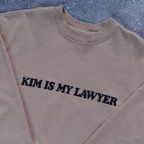 KIM IS MY LAWYER TALENTLESS KARDASHIAN CREWNECK SWEATER