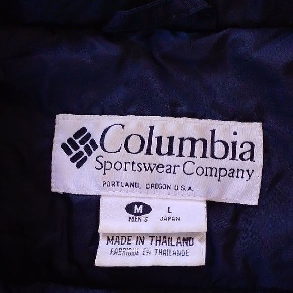 Vintage 90s Columbia Crown Rock Black and Red Puffer Jacket