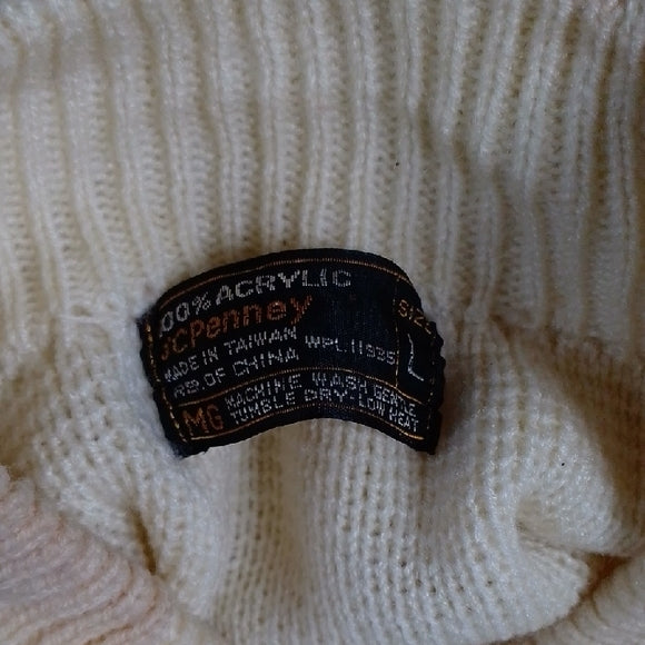 Vintage 90s JCPenney's Men’s Fair Isle Nordic Ski Sweater