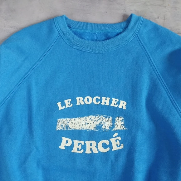 Vintage 1970s LE ROCHER PERCE Crewneck Sweater UNISEX