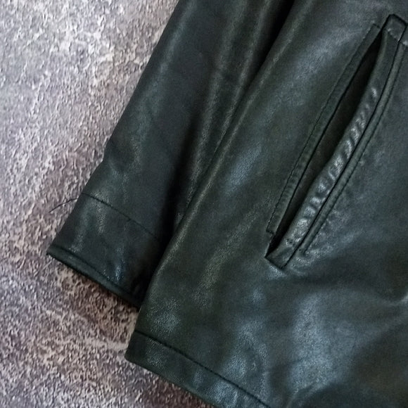 CUIRS AKOURY Men's Black Leather Jacket