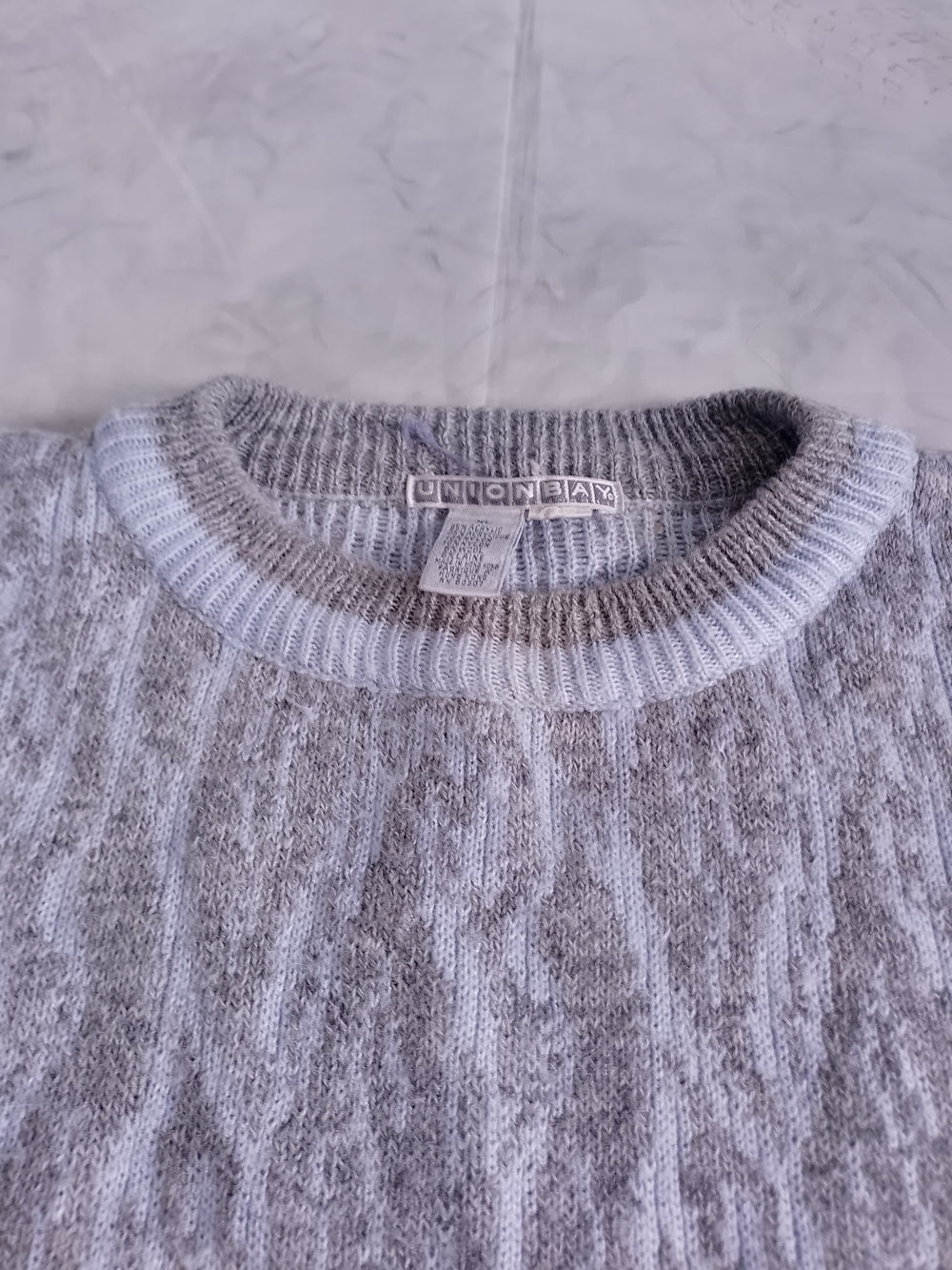 Vintage 90s Funky Ugly Dad Sweater UNIONBAY UNISEX Wool