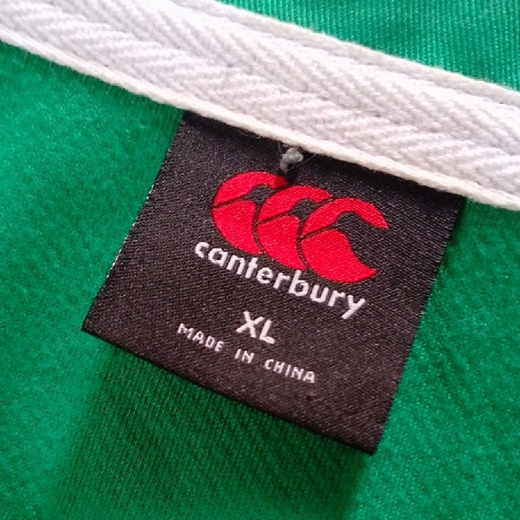Official Canterbury Green Rugby Jersey vodafone