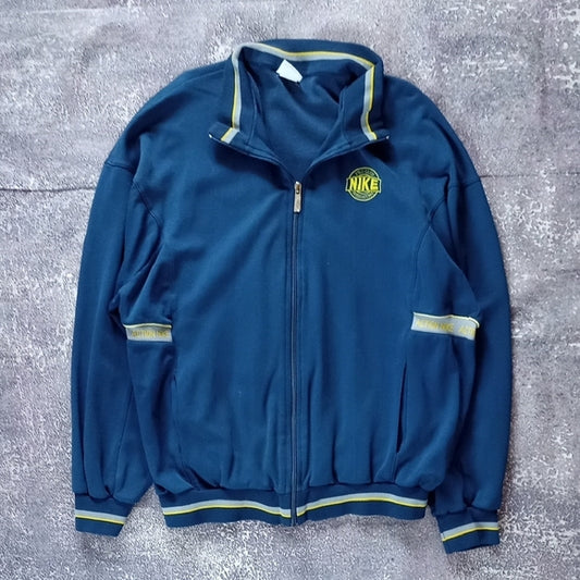 RARE Vintage 80s Pro Club International Nike Blue Track Jacket