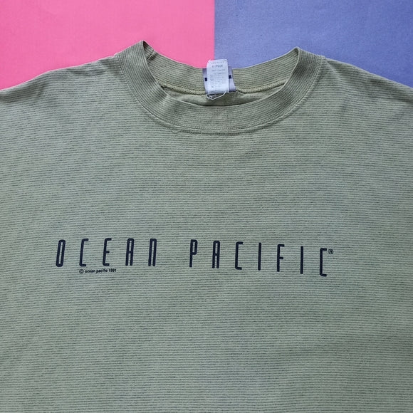 Vintage 1991 OP Ocean Pacific Single Stitch T-Shirt UNISEX