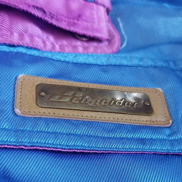 Vintage 80s 90s Schneider Blue/Purple Ski Jacket ENTRANT