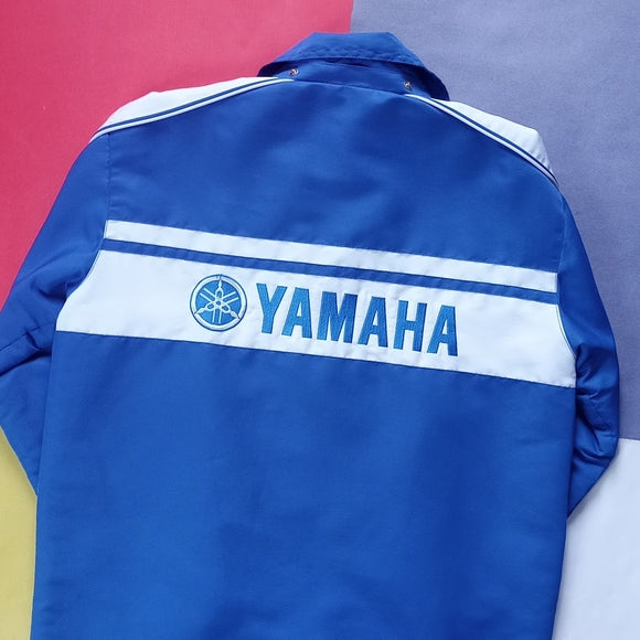 Vintage 90s Yamaha Motorcycle Racing Jacket Embroidered Unisex