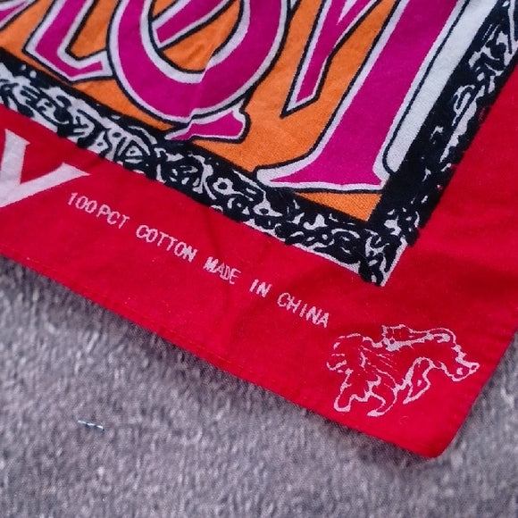 Vintage Bob Marley Playing Guitar Funkadelic style Graphic Bandana/Scarf