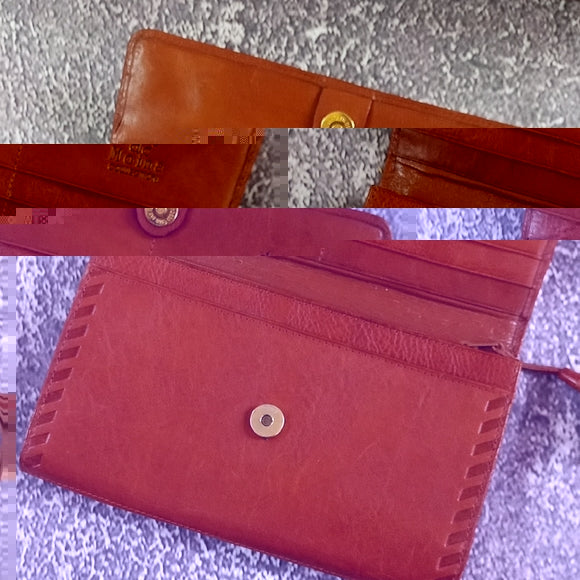 VINTAGE de Moina Collection Leather Bag with Wallet UNISEX