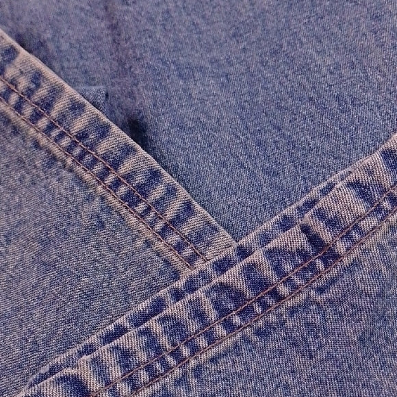 Stylish Modern Denim Overalls Workwear