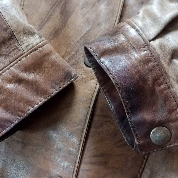 Vintage Afrika Kueros Argentinian Leather Jacket