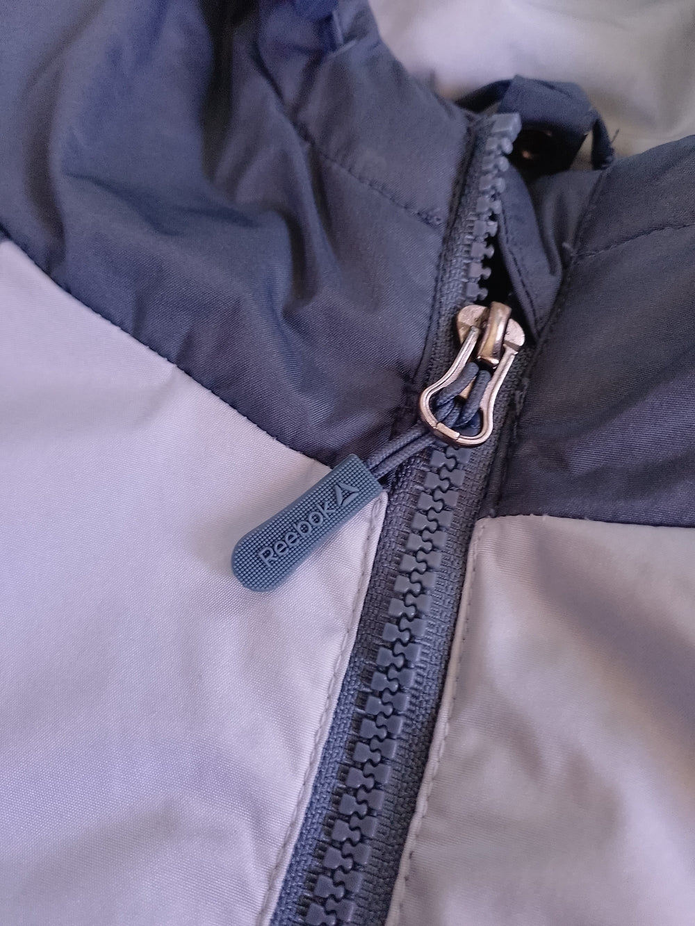 Reebok WOMEN'S Two-Tone Blue Hooded Jacket