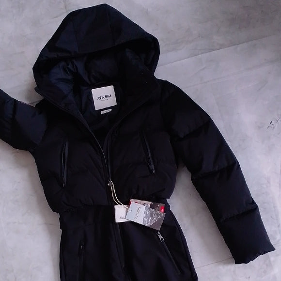 Zara SKI COLLECTION Puffer Goose Down Ski Suit RECCO