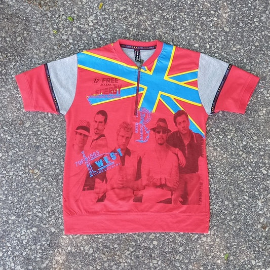 Vintage 90s Backstreet Boys Bootleg Big Print T-Shirt