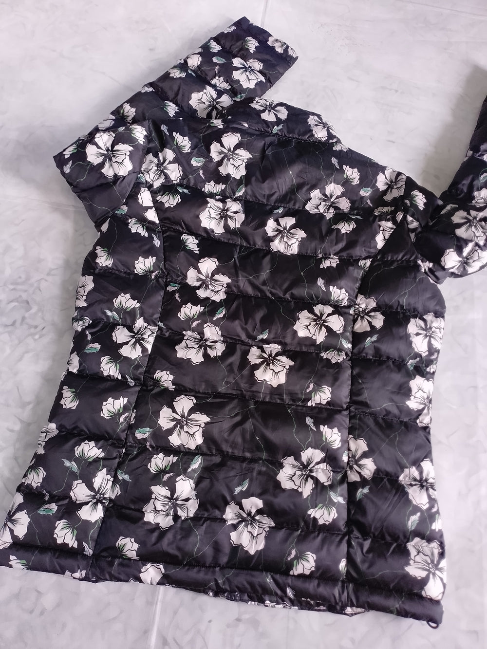 Sam Edelman Floral Puffer Jacket