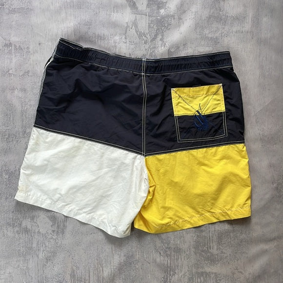 Nautica Yellow/Blue Colour Block NUS83 Shorts