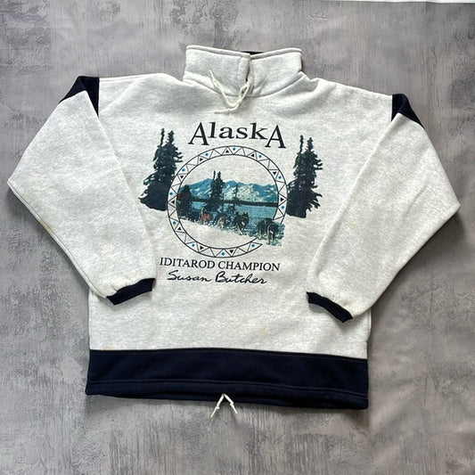 Vintage 90s Iditarod Champion Susan Butcher Alaska Sweater