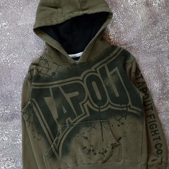 KIDS Tapout Green Hoodie MMA