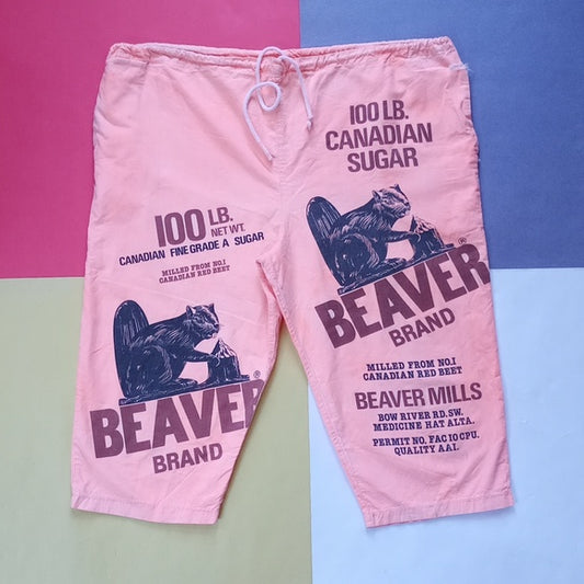 Vintage Beaver Brand Sugar Medicine Hat Alberta Shorts unisex