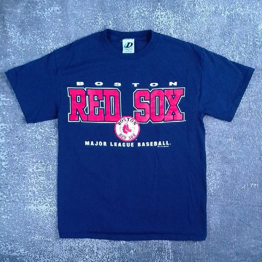 Vintage 2004 Boston Red Sox Navy T-Shirt MLB UNISEX