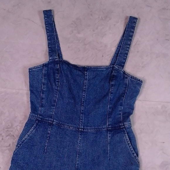 Stylish Modern Denim Overalls Workwear DynmDynamite