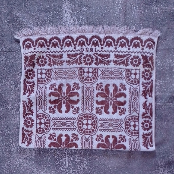 Vintage Elegant Floral Patterned Towels CALDWELL