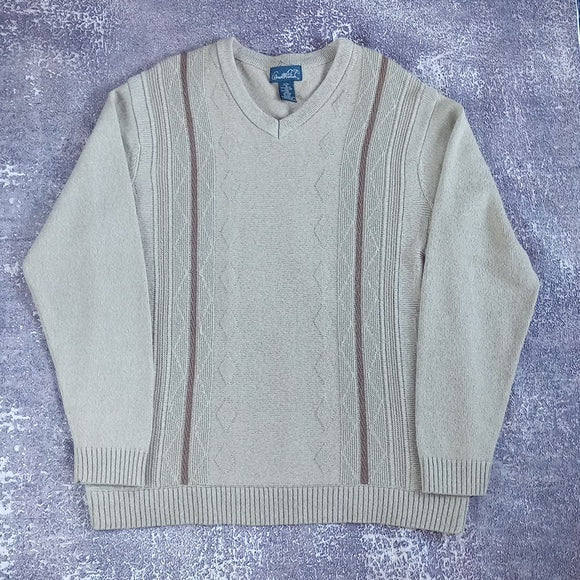 Vintage 90s Arnold Palmer Vneck Wool Sweater