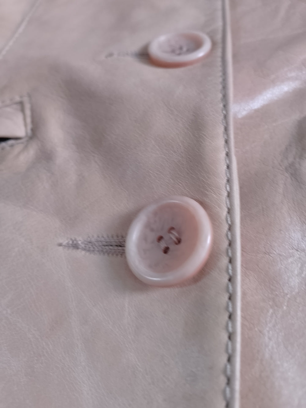 Vintage Danier Tan/Brown Leather Blazer Jacket