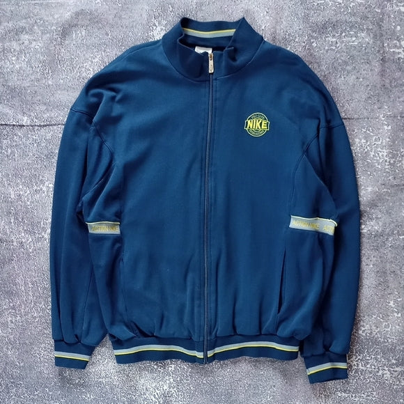 RARE Vintage 80s Pro Club International Nike Blue Track Jacket
