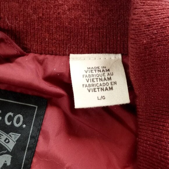 Levi's Maroons Windbreaker Jacket