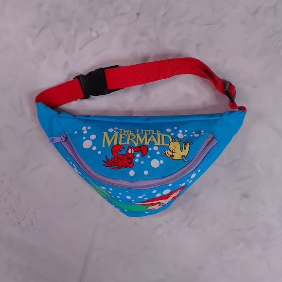 Vintage Disney Little Mermaid Fanny Pack - Blue and Red