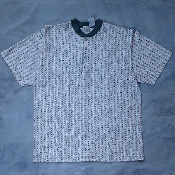 VINTAGE 90s ASH CREEK TINY FLORAL PATTERN SHIRT