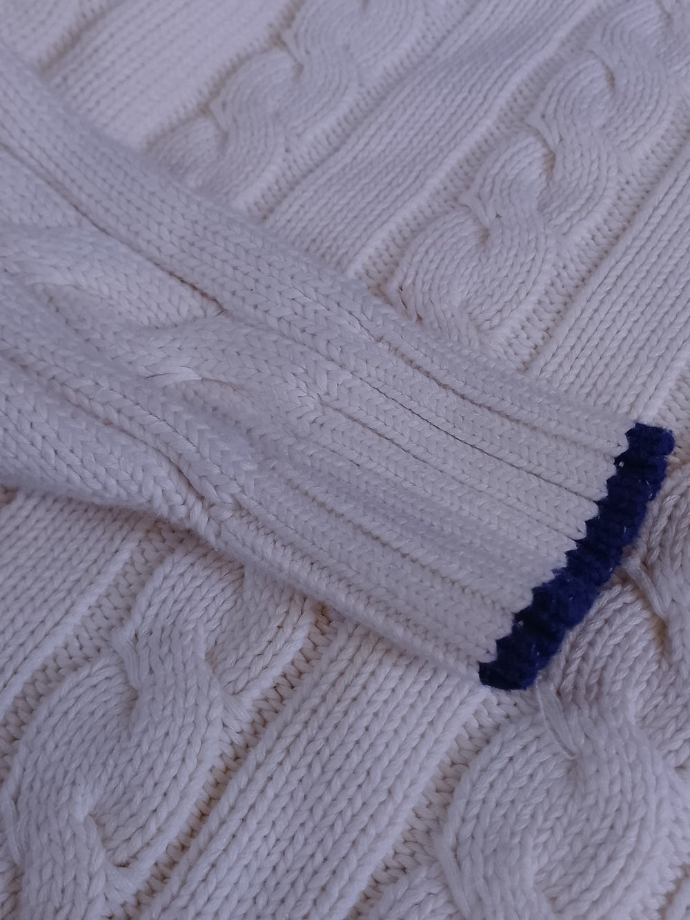 Vintage 90s GAP Cream Cable Knit Sweater