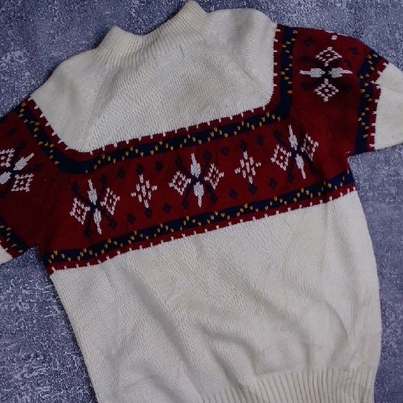 Vintage 90s JCPenney's Men’s Fair Isle Nordic Ski Sweater