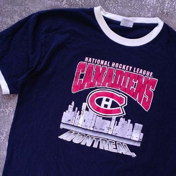 VINTAGE '90s WAVES NHL MONTREAL CANADIENS T-SHIRT