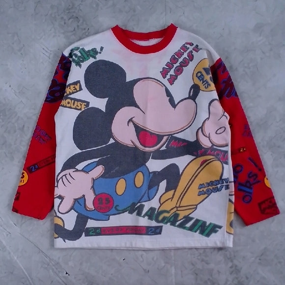 Vintage 90s AOP Mickey Mouse Sweater