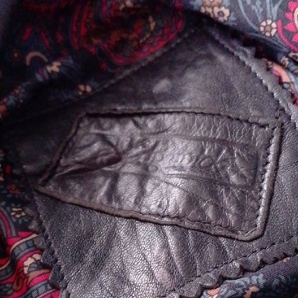 Vintage 80s Puffy Leather Jacket