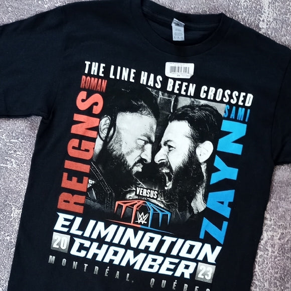 2023 WWE Elimination Chamber Montreal Roman Reigns VS Sami Zayn T-Shirt