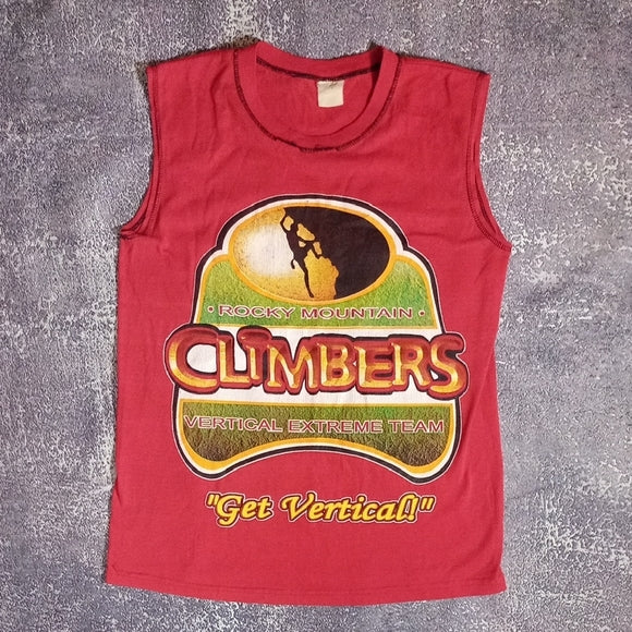 Vintage 90s CLIMBERS GET VERTICLE TANK TOP