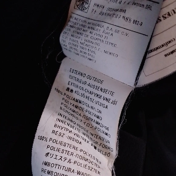 United Colors Of Benetton Black Goosedown Puffer Jacket for Kids