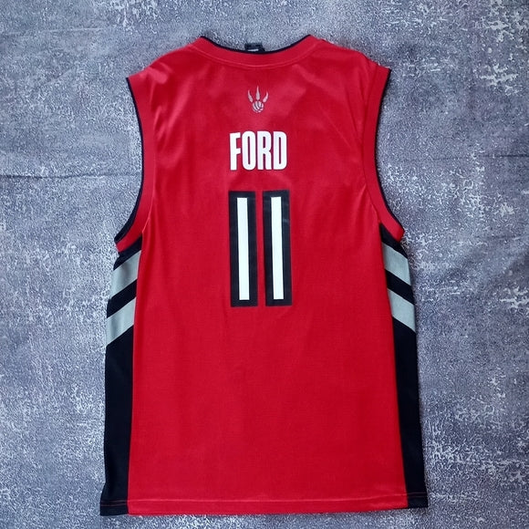 NBA TJ FORD #11 TORONTO RAPTORS BASKETBALL JERSEY