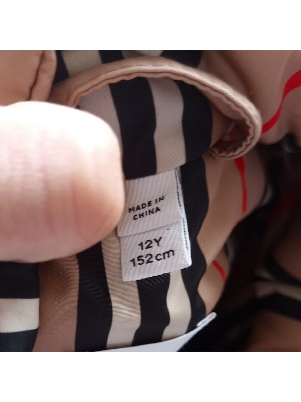 BURBERRY CLASSIC PATTERN DOWN PUFFER JACKET