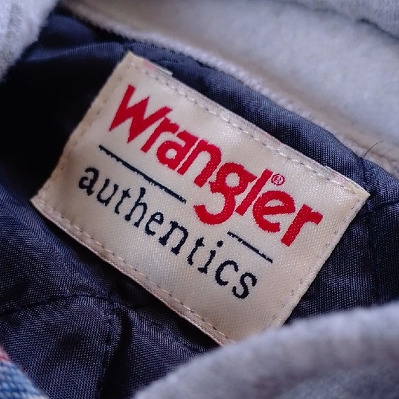 WRANGLER Multicolor Plaid Hooded Shirt