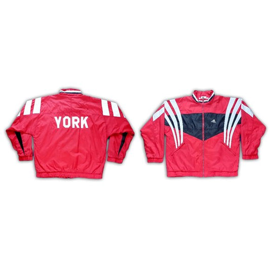 Vintage 90s ADIDAS YORK University Windbreaker Jacket Unisex