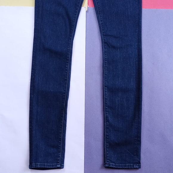 Earnest Sewn High Rise Super Slim Denim Jeans Ginger .475