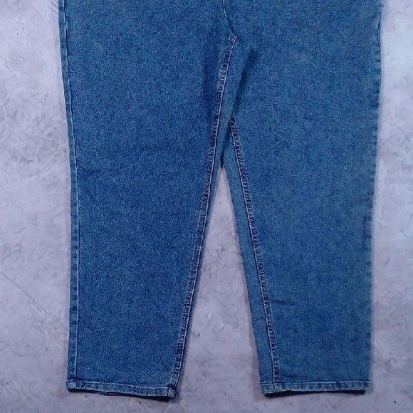 Stylish Modern Blue Denim Overalls Workwear