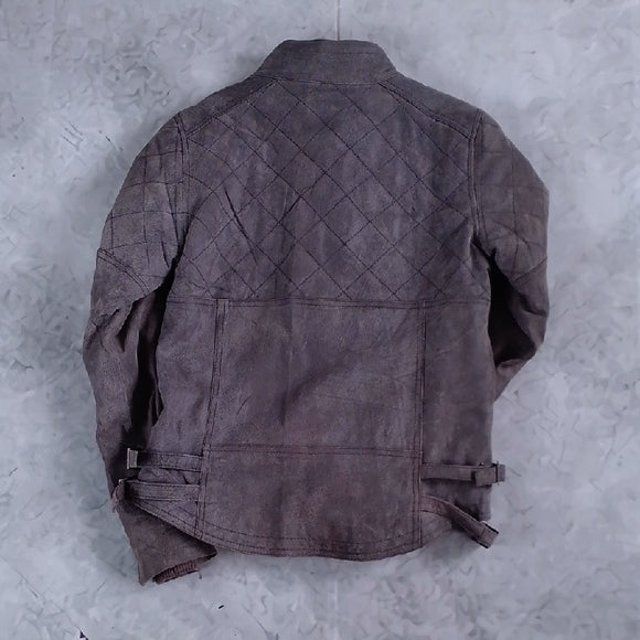 Danier Leather Quilted Moto Jacket