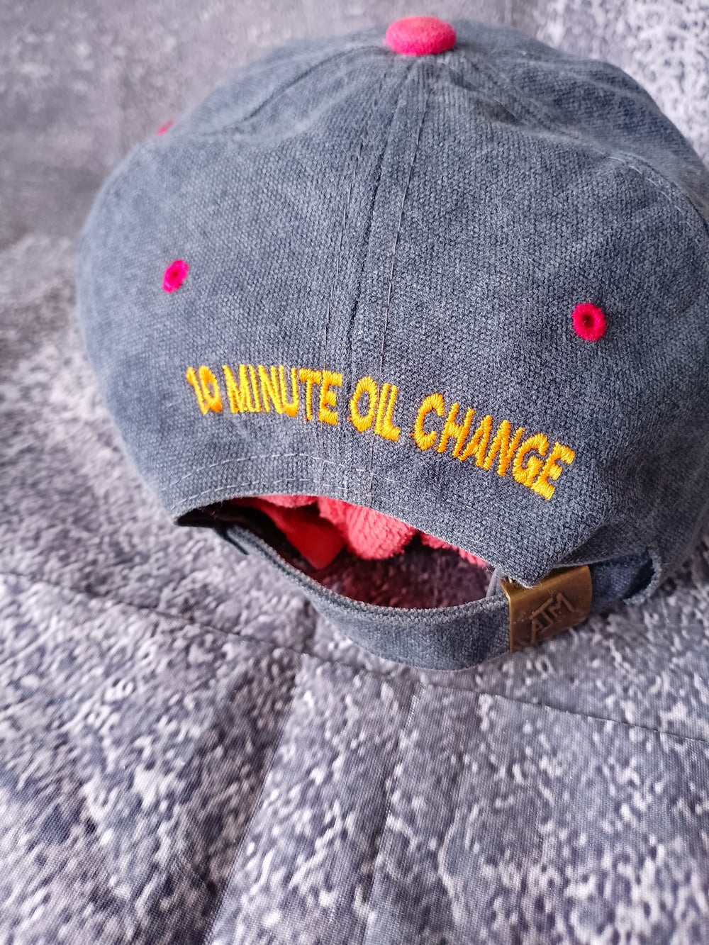 Vintage PENNZOIL RACING SNALC BACK HAT 10 MINUTE OIL CHANGE