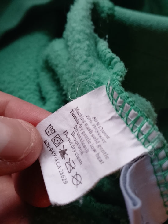 Stussy Men's Green Crewneck Sweatshirt