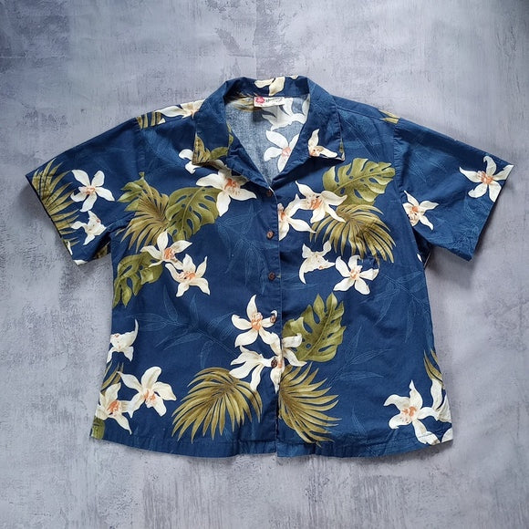 Vintage 90s The Hawaiian Original Button-Up T-Shirt